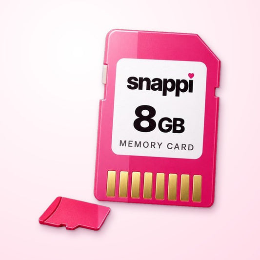 an 8 GB memory card
