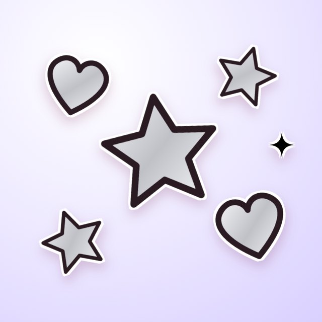 the chrome stars sticker pack
