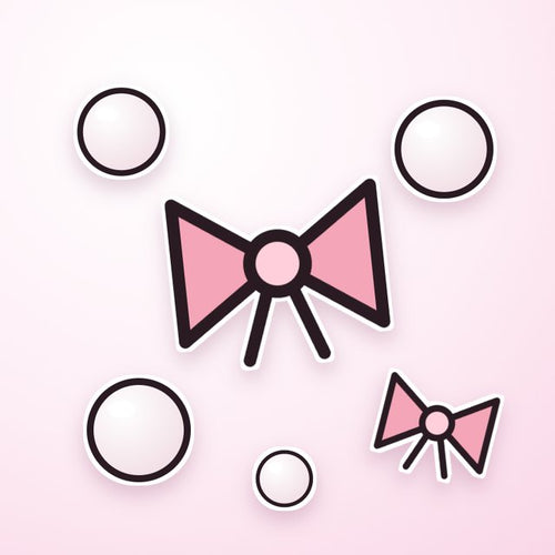 the pearls and bows sticker pack